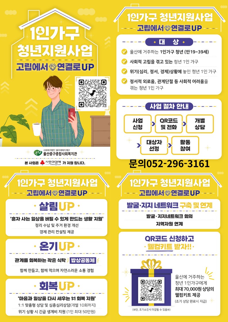 울산1인가구 청년지원사업
